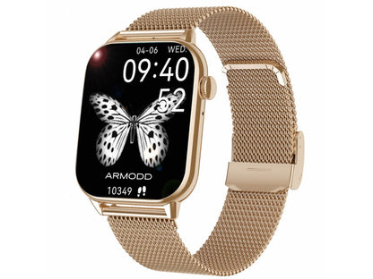 ARMODD Prime rosegold mit Metallband + Silikonband