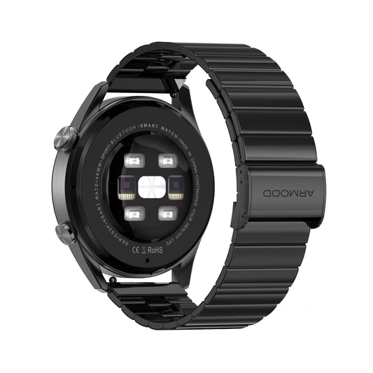 Gurt ARMODD Silentwatch 5 Pro Metallic-Schwarz Link (22mm)